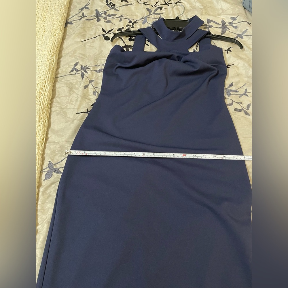 Bebe navy halter dress size 10
